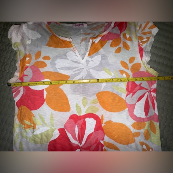 Fresh Produce Floral V-Neck Top. Size Small. VGUC - Picture 3 of 9